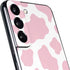Pink Cow Print Galaxy S22 Skin
